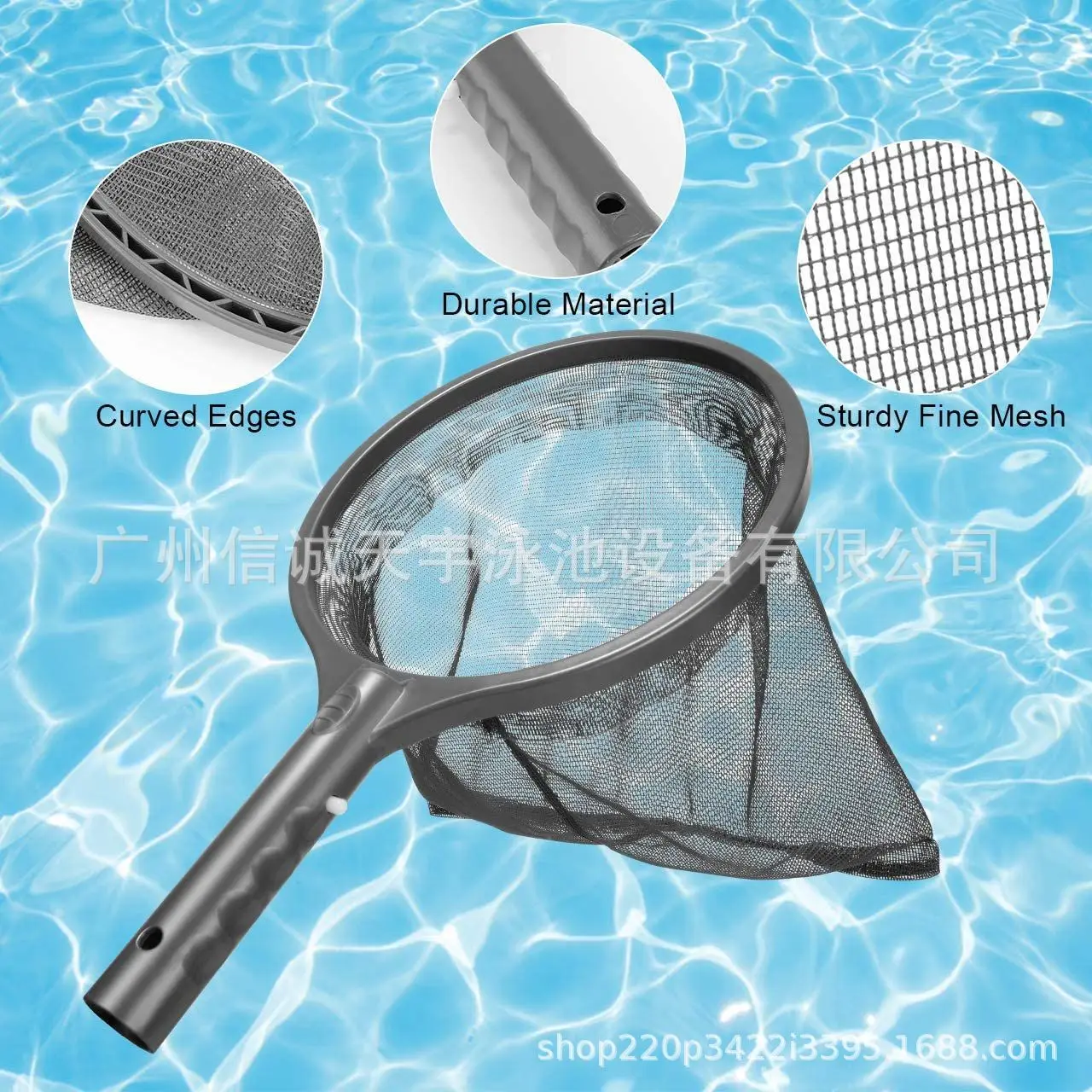 Pool Cleaning Kit with Telescopic Pole Leaf Net Wall Brush Gloves Handheld Brush Oil Absorbing Ball