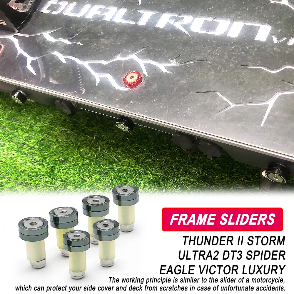 

Ползунки Crash Bar Frame Ползунки Защитная накладка Аксессуары для Dualtron Storm Spider Eagle Ultra2 Victor Luxury Thunder II