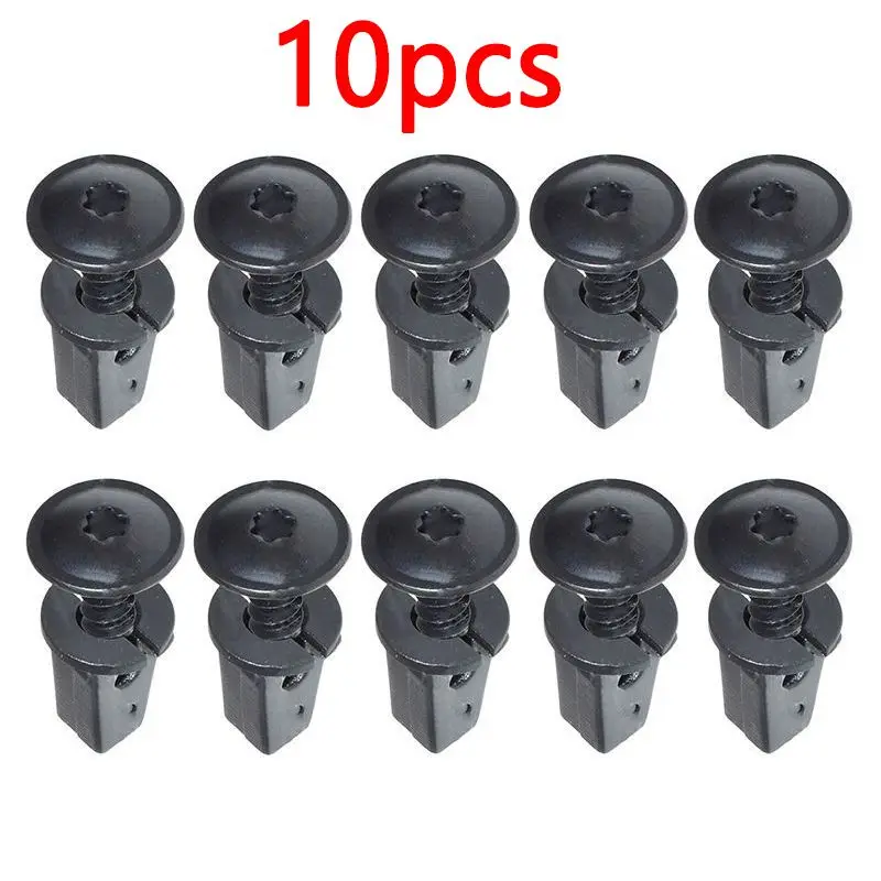 10pcs/set Engine Cover Undertray Splashguard Wheel Arch Torx Screw for VW Audi Seat Retainer Fastener Clips Bolt N90974701