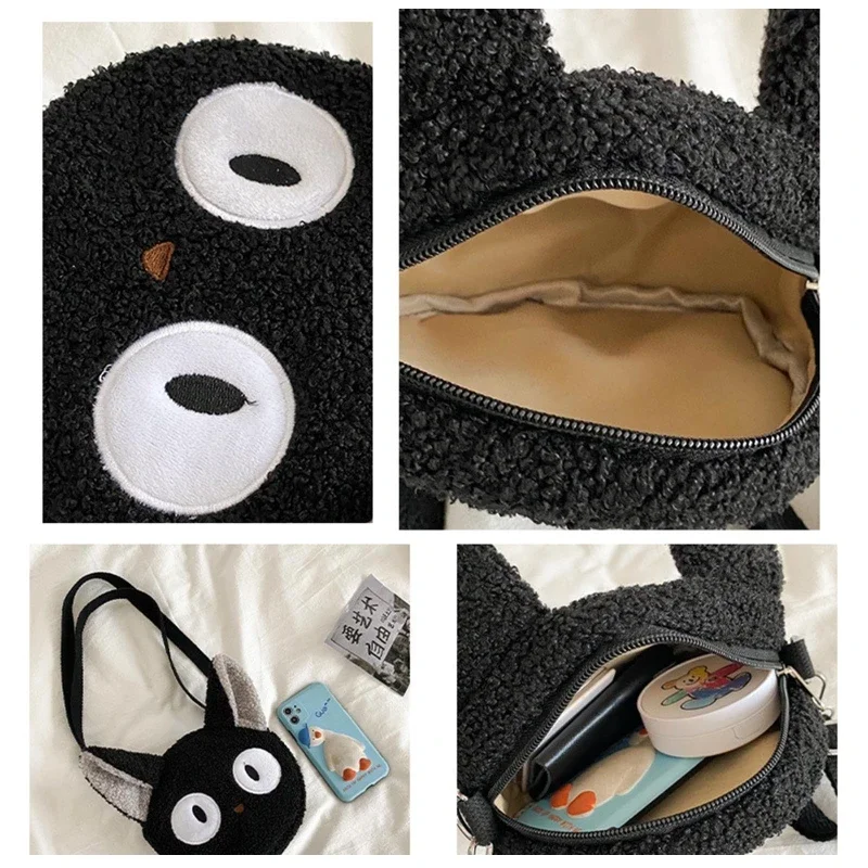 New Japanese Style Kawaii Bag Women Cartoon Plush Shoulder Bag for Women Crossbody Bag Small Phone&Purse Bolsa Feminina