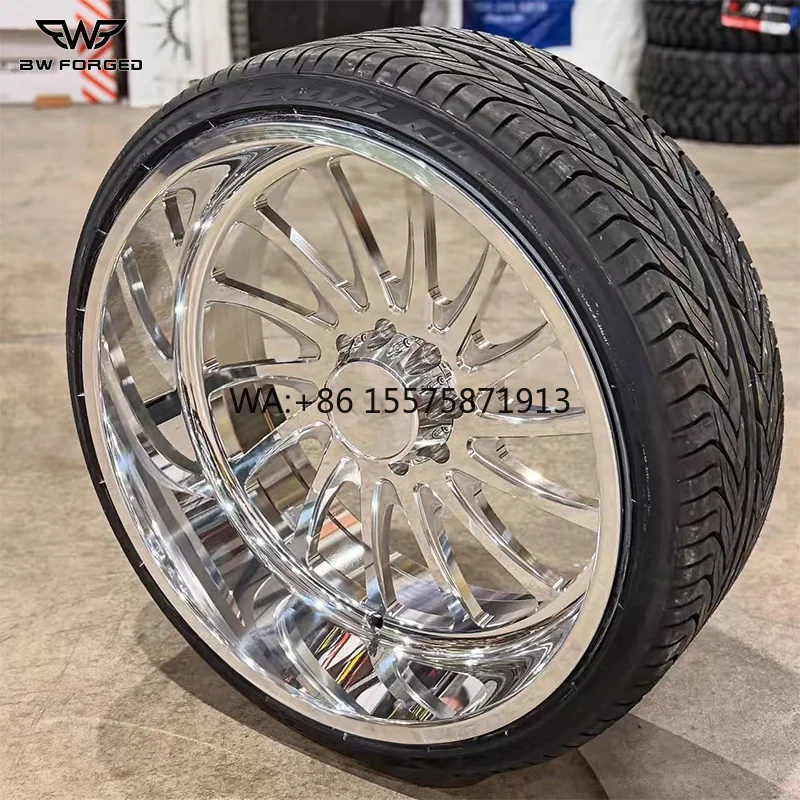 

Polished Chrome Deep Lip Wide Wheels for Truck 20x10 20x12 22x10 22x12 24x12 24x14 6 Lug 8 Lug 10 Lug for F250 silverado 1500