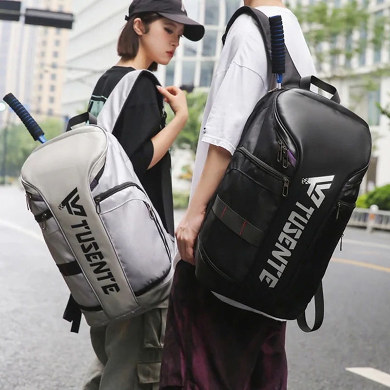 Racket Gym Sports Bag Trave Hiking Backpack with Shoes Pack Outdoor Camping Climbing Rucksack Large Team Personality Schoolbag