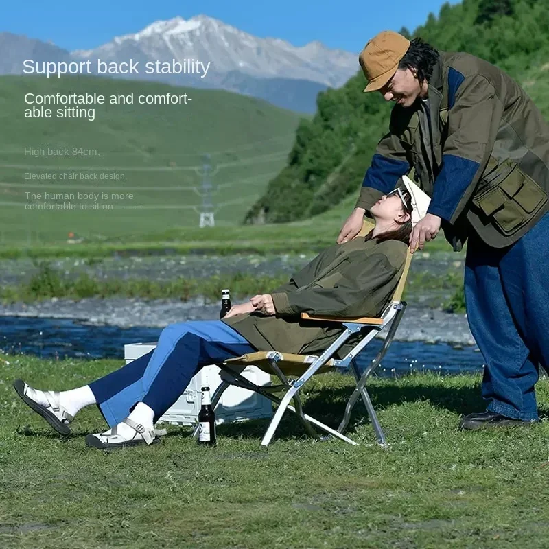 NF Relaxing Chair for Outdoor Relaxing Chair Foldable Gardins Lightweight Chair Camping Fishing Garden Furniture Sets Leisure To