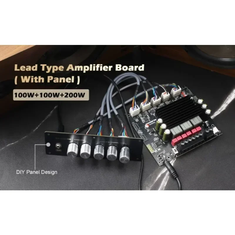 Digital Amplifier Board 2.1 Channel 100W * 2+200W Subwoofer Power Audio Stereo Bass AMP