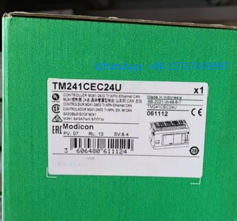 

TM241CEC24U/TM241CE24R/TM241CE24T M241 Programmable Controller Module