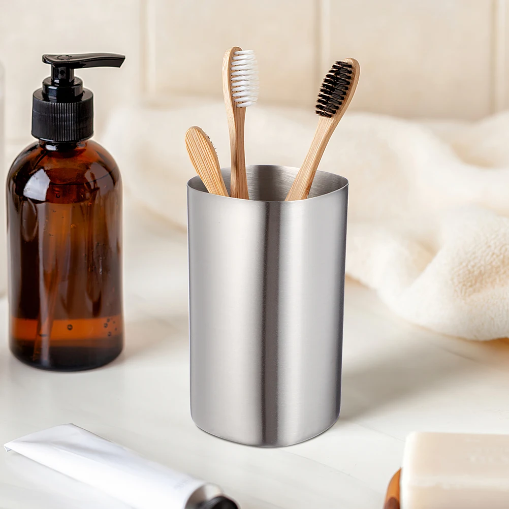 

2pcs Stainless Steel Drinking Cups Reusable Shatterproof Pint Glasses For Coffee Tea Cold Drinks Hot Water Outdoor Camping Home