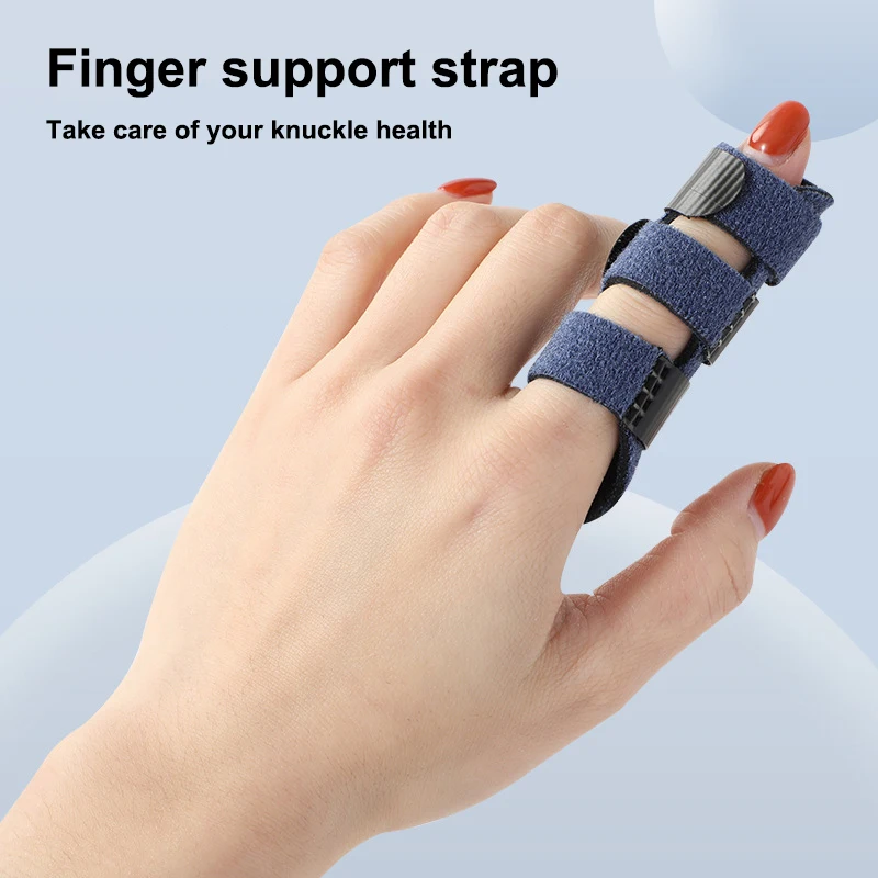 Finger Toe Support Strap Adjustable Pain Relief Fixing Splint Straightening Brace Corrector Support Dislocation Fracture