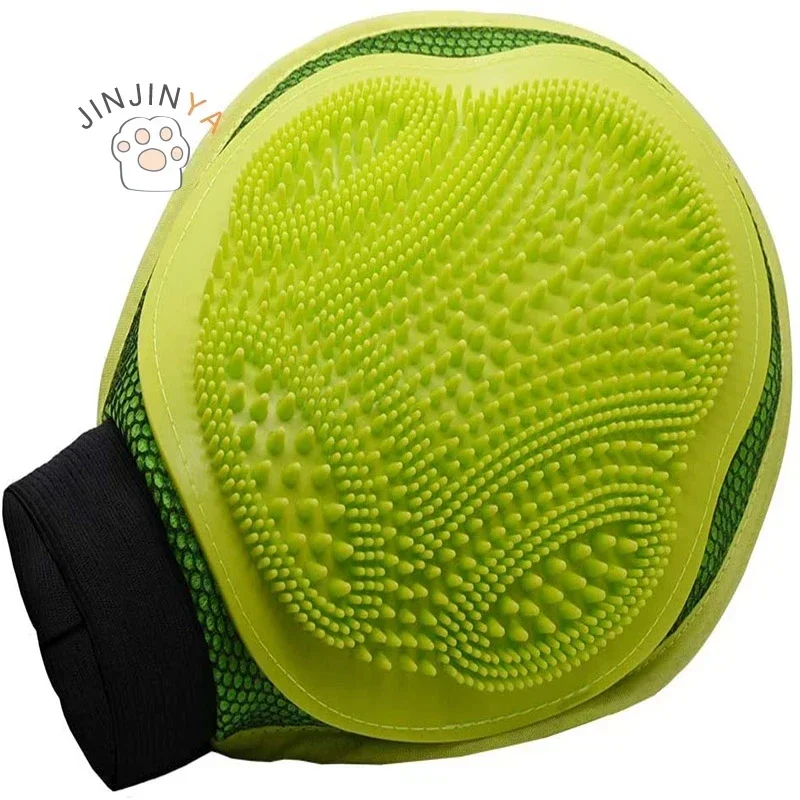 Pet Glove Grooming Glove Hair Deshedding Brush Remover Brush Animal Gloves Dog Comb Cats Bath Clean Massage Hair