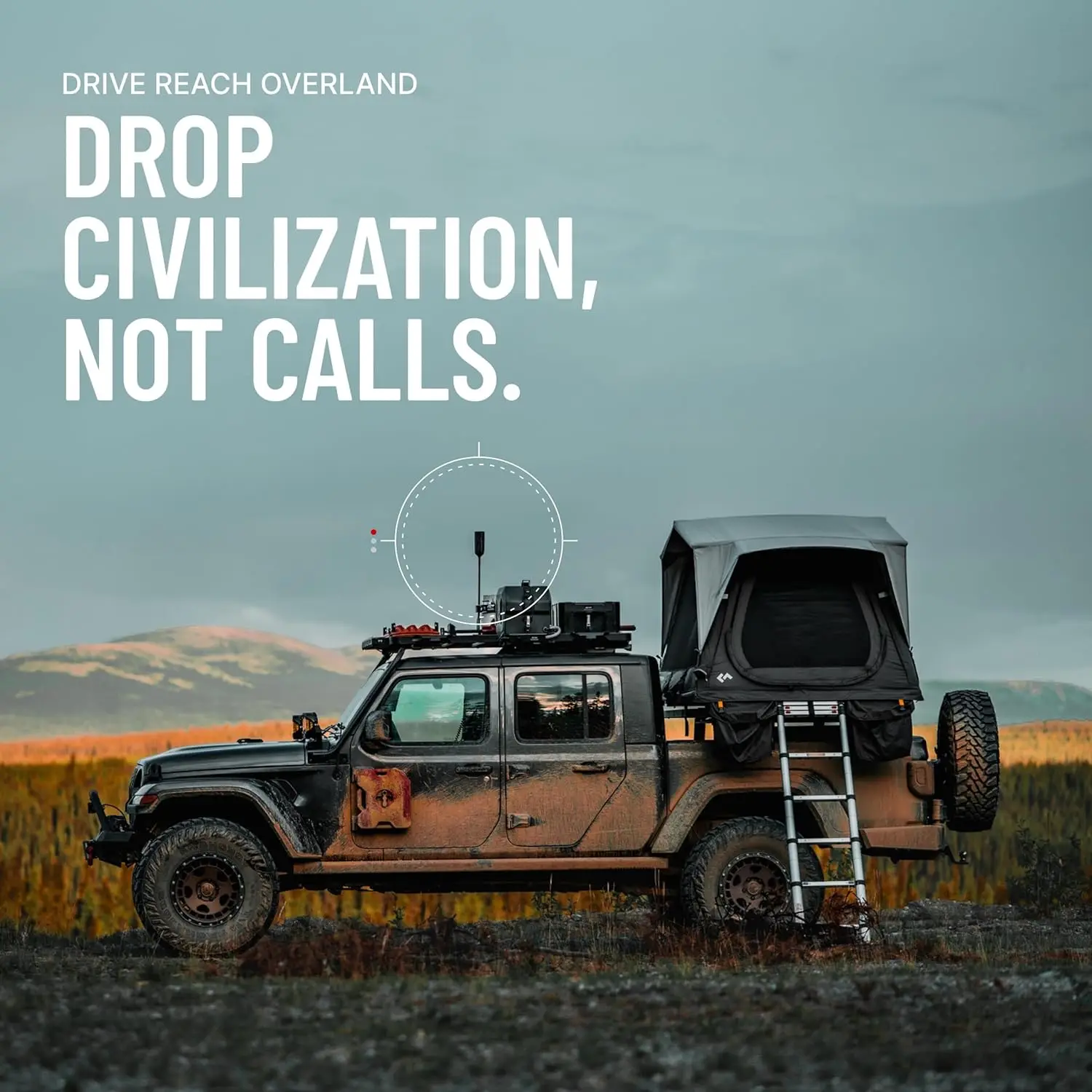 Drive Reach Overland - Cell Phone Signal Booster for Off Road Vehicles | Boosts 5G & 4G LTE for All U.S. Carriers