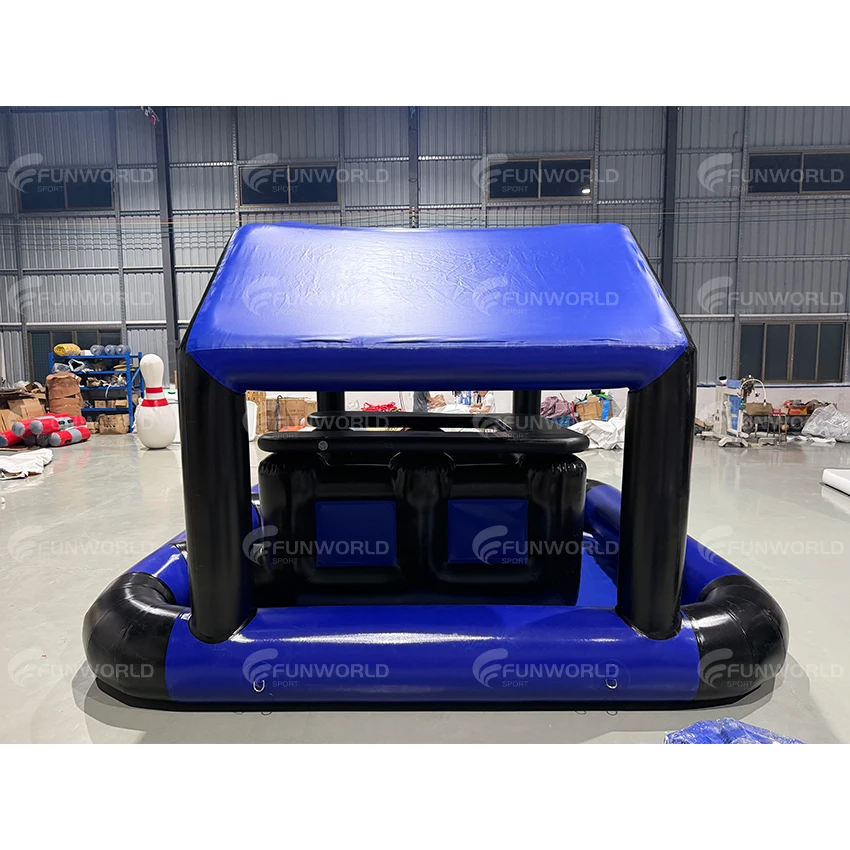 Factory Directly Sale New Fashion Inflatable Pool Bar Smaller Size Backyard PVC Inflatable Bars For Pool Relax And Fun