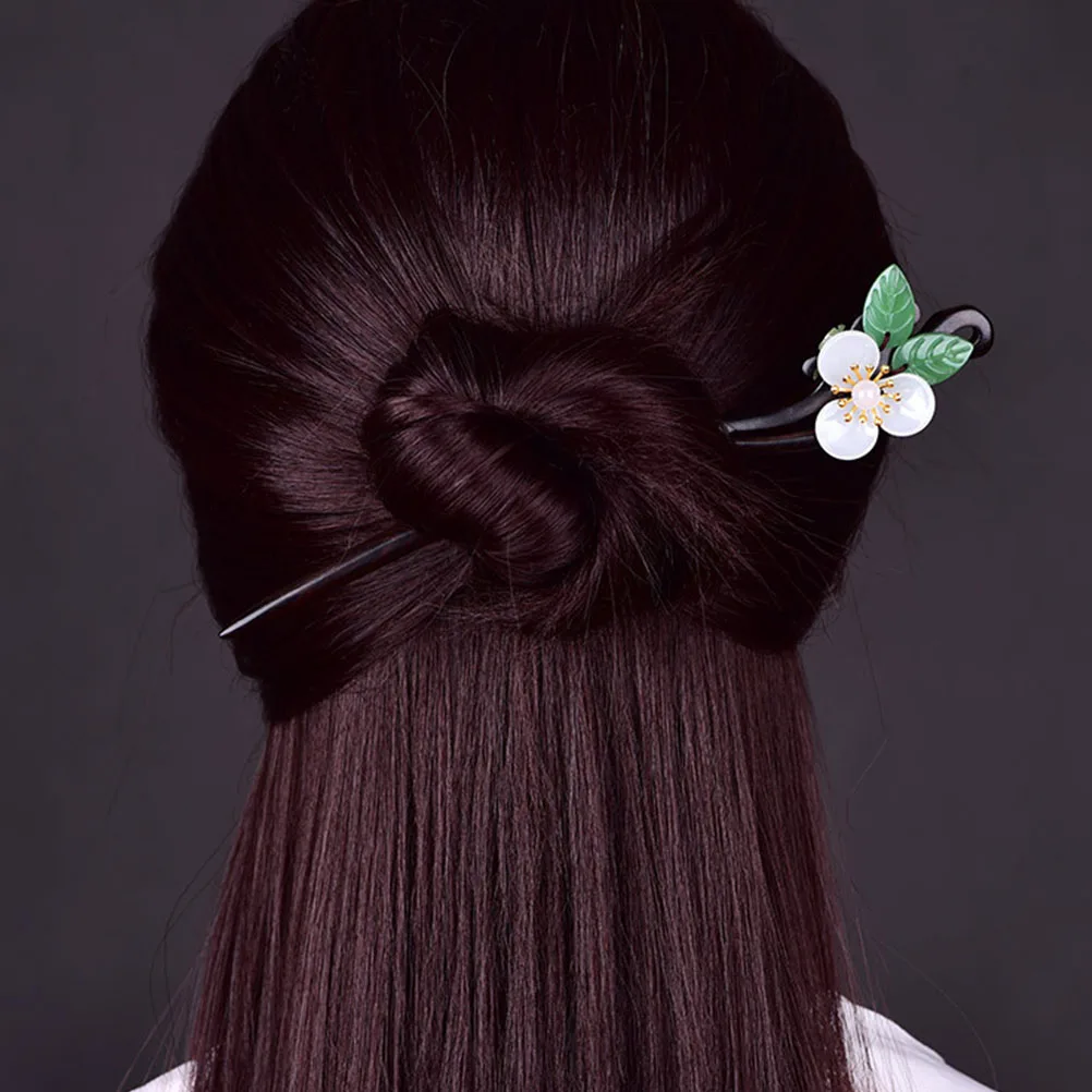 

Retro Hairpin Women Hair Accessory Creative Floral Stick Traditional Chinese Style Durable Delicate Simple Design Long Wear