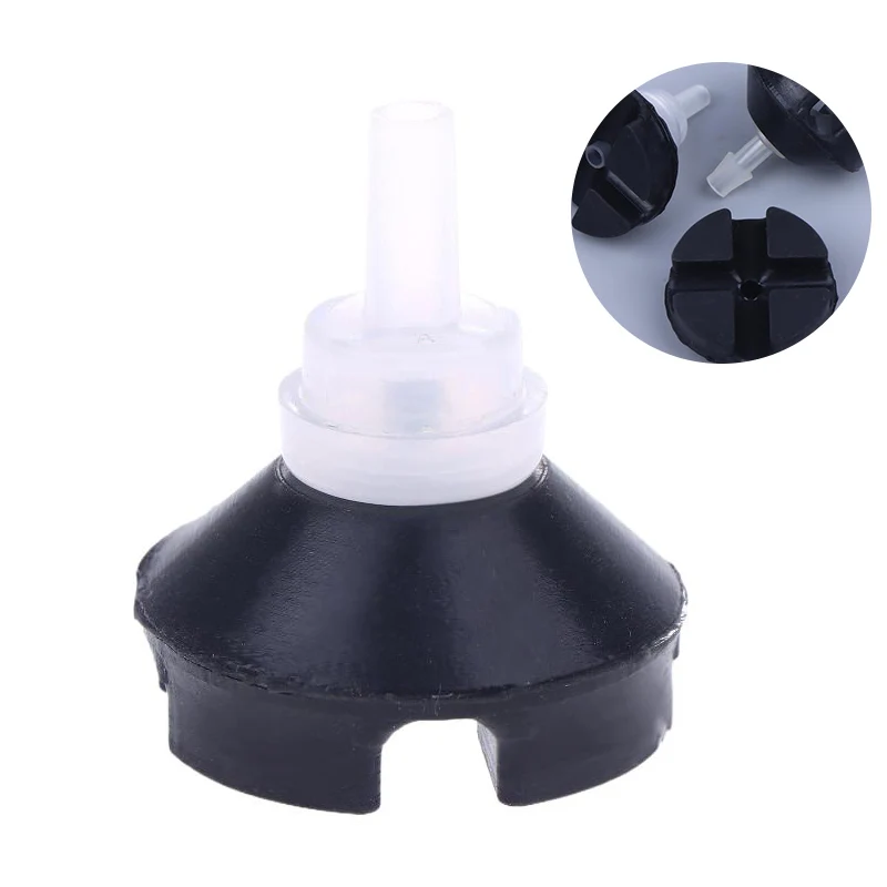 1PCS Glue Injection Base Carbon Carbon Fiber RTM Vaccum Resin Infusion Glue Inject Base Silicone Connector Black