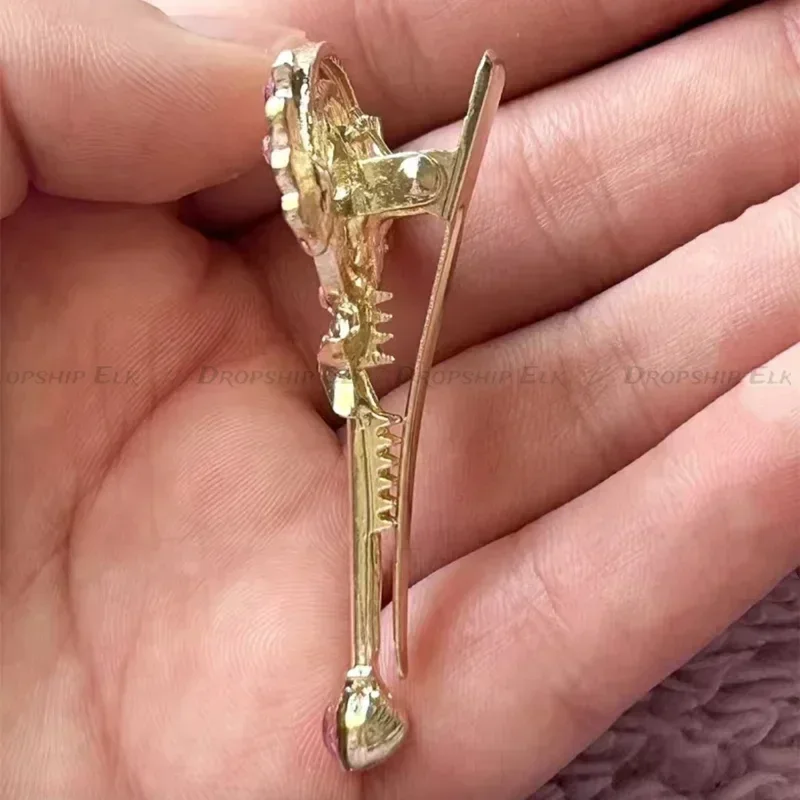 Pince à Cheveux en Forme de Bec de Canard, Anime, Sakura, Rose, Aile d'Ange, Bijoux Cosplay, Baguette Magique, Printemps, Ornement