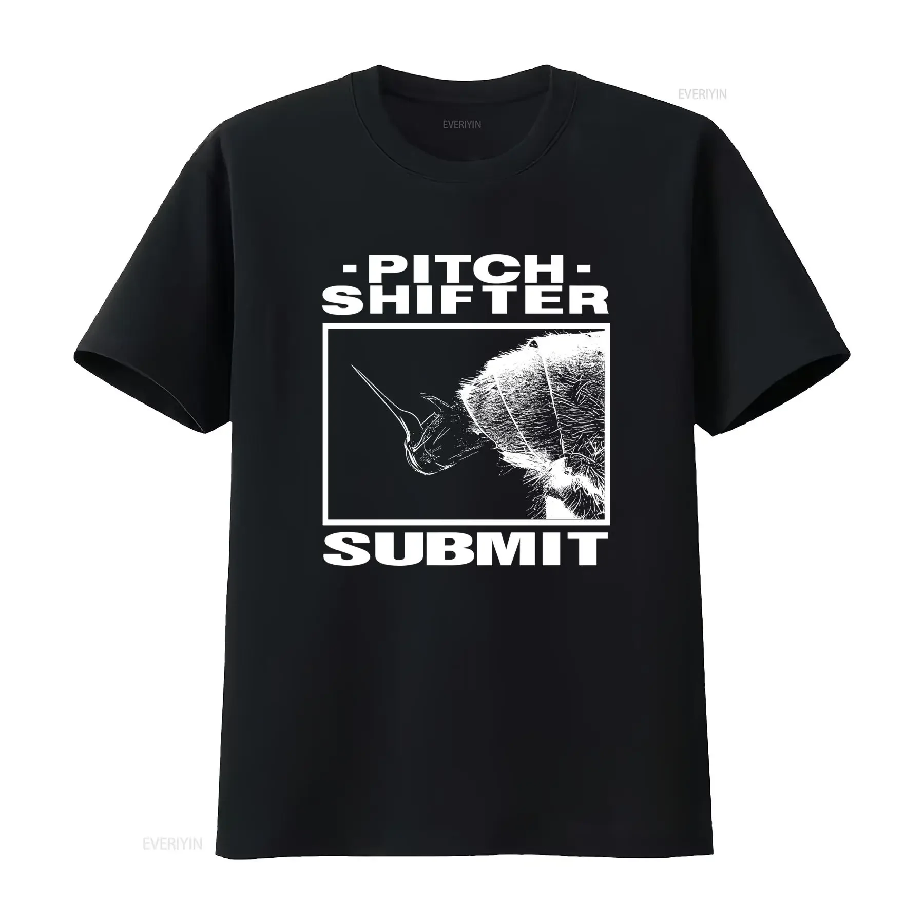 PITCHSHIFTER SUBMIT T Shirt Cotton Black S 5XL Fashion Rock Band Design vintage Washed Stretched homme Comfortable streetwear