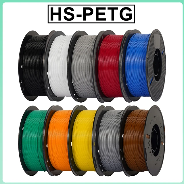KINGROON PETG – filament do drukarek 3D, średnica 1,75 mm, 5 kg, 10 kg, mieszanka kolorów, materiał do druku 3D, 1 kg na rolce, plastik PETG do drukarek 3D FDM. — zdjęcie produktu 12