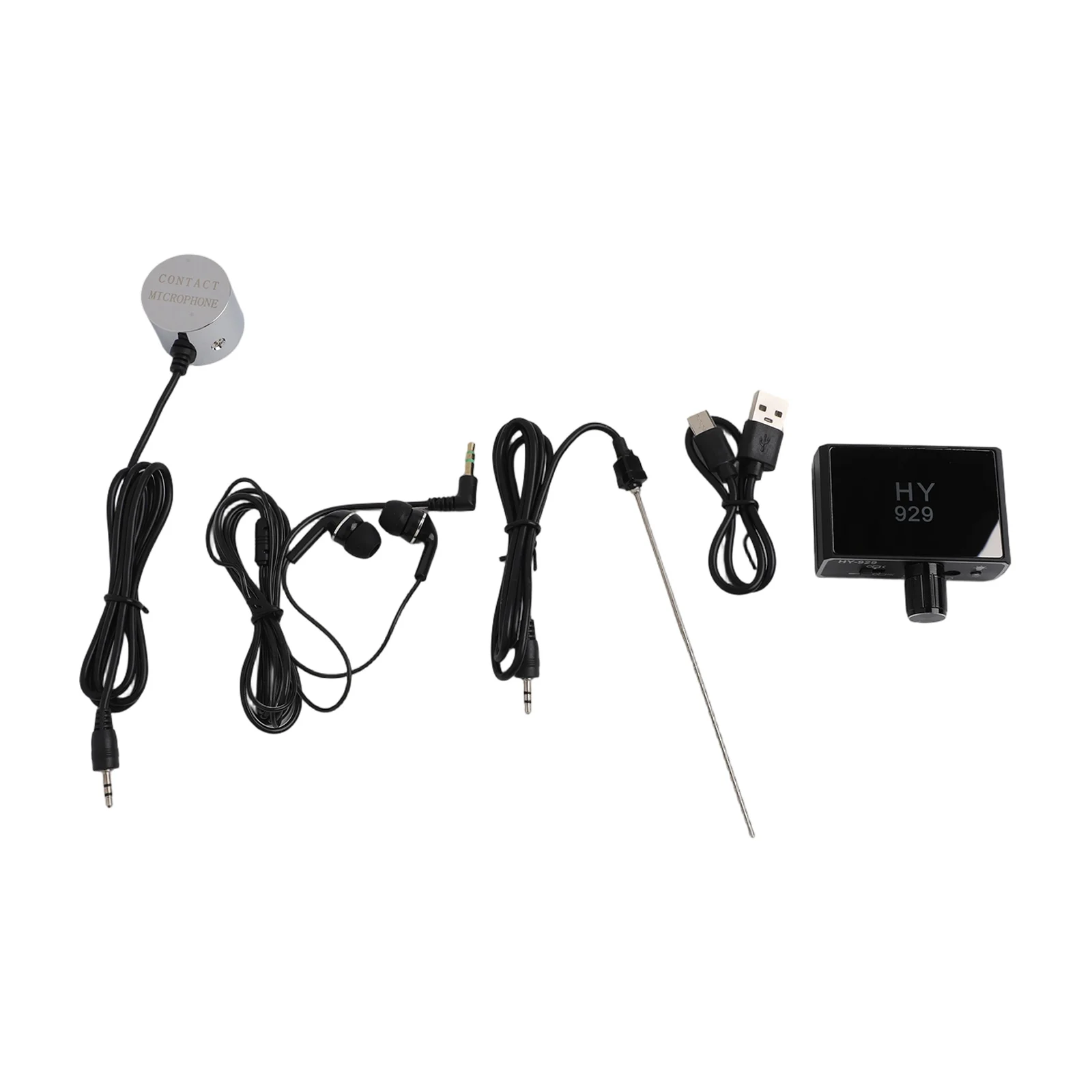 High-Precision Portable Water Pipe Leak Detector with Sound Amplification for Home & Commercial Use - ABS Material