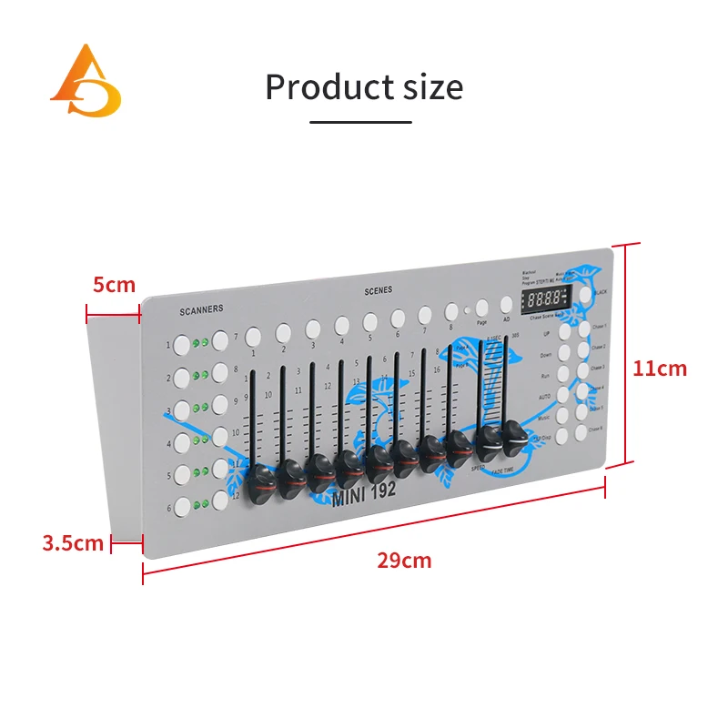 DMX Console 1024 Controller For Stage Lighting DMX 512 DJ Controller Equipment International Standard 192/384 Console