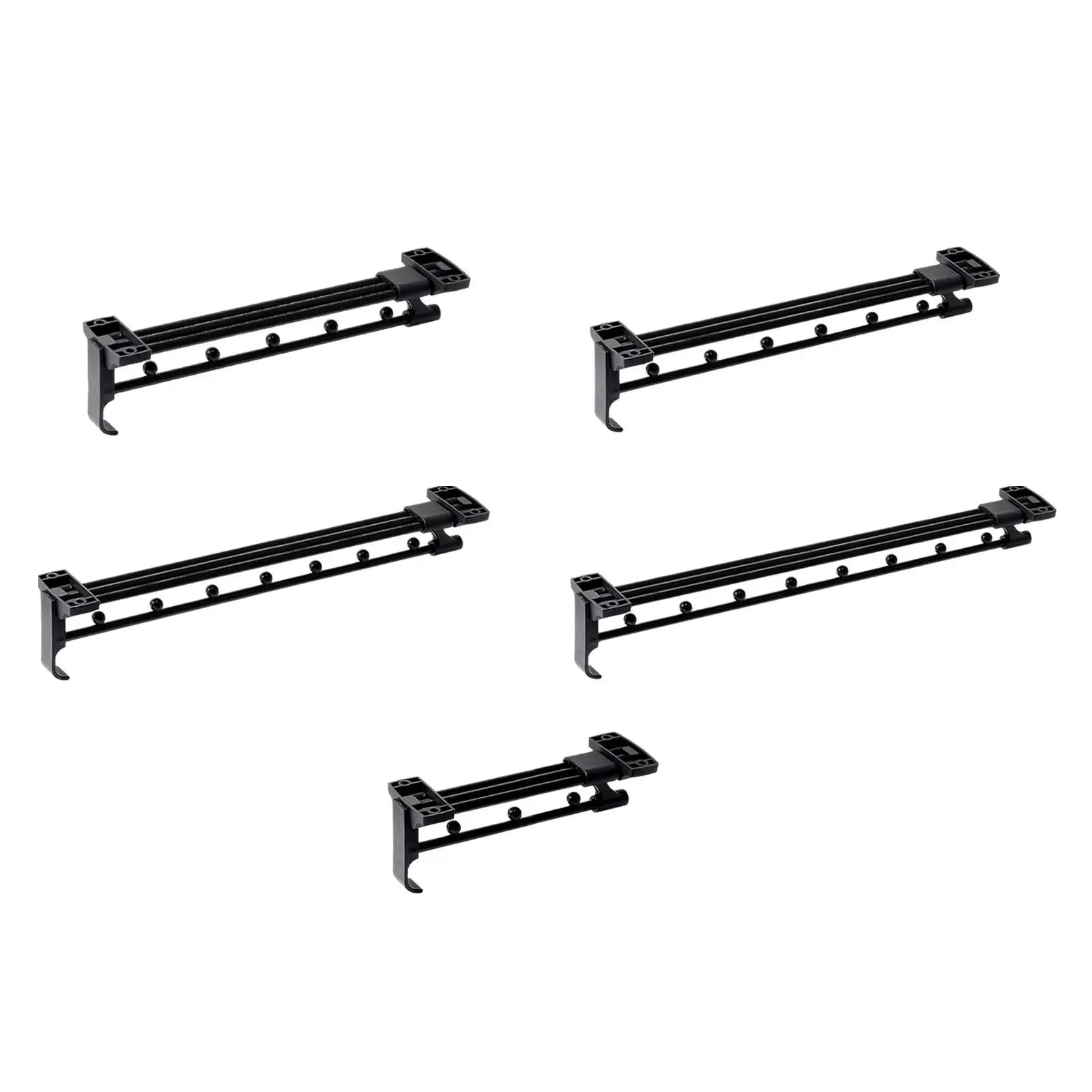 Pull Out Clothes Hanger Rod Telescopic Hanger Rack Bar Retractable Closet Pole Closet Rod for Pants Coat with Mounting Screws