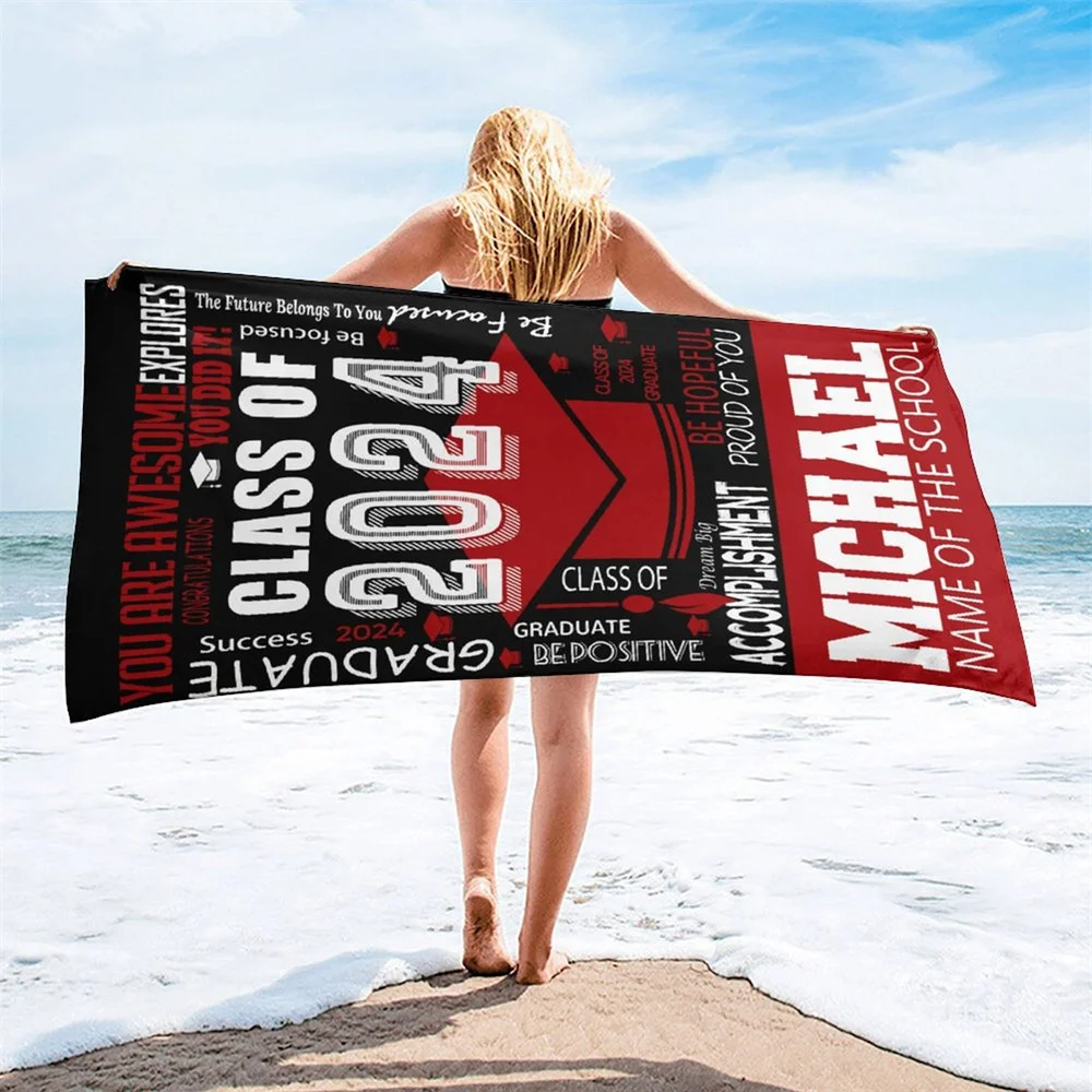 

Customized 3D Beach Towel 2024 New Custom Bath Towels Hot Sale Gifts Outdoor Home Decor Swimming for Pool Vacation