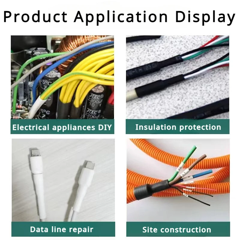 328PCS Heat Shrink Tube Kit Shrinking Assorted Polyolefin Insulation Sleeving Heat Shrink Tubing Wire Cable 8 Sizes