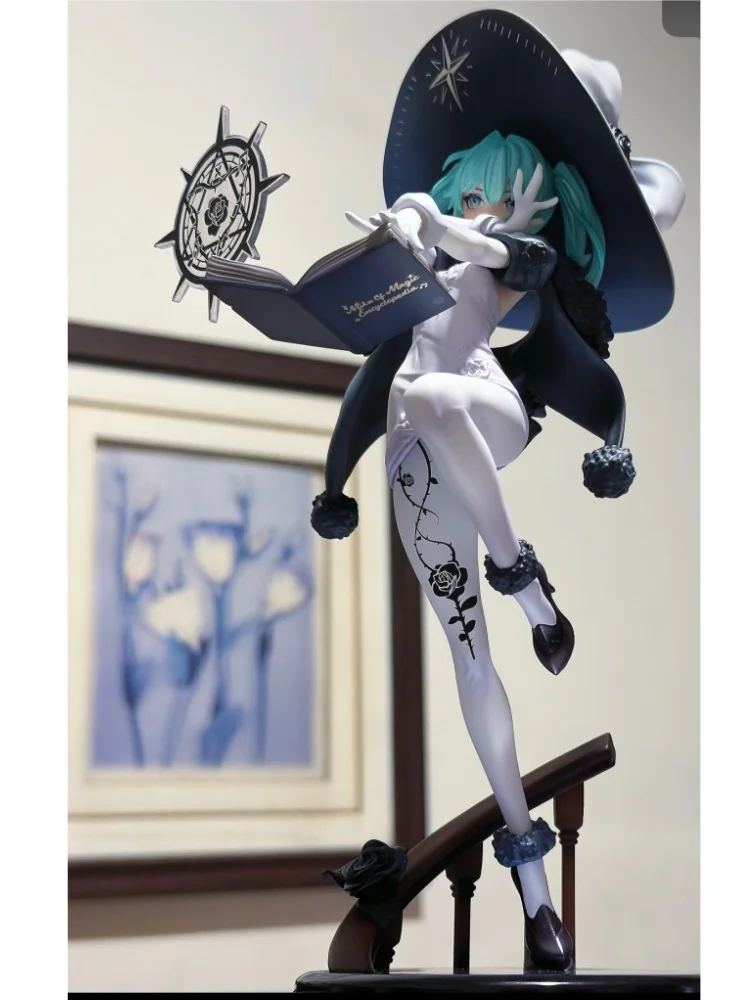 

Новый Hatsune Miku Ribose Vocaloid Rise Up Series 1/8 Fantasia Witch ПВХ аниме фигурки модель гаражный комплект игрушка орнамент подарки для детей