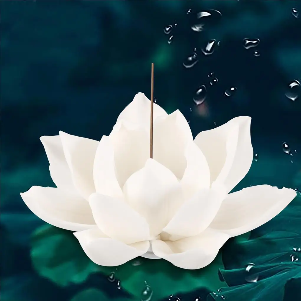 Wierook Houder Witte Lotus Home Decoraties Mooie Wierookvat Stok Wierookvat