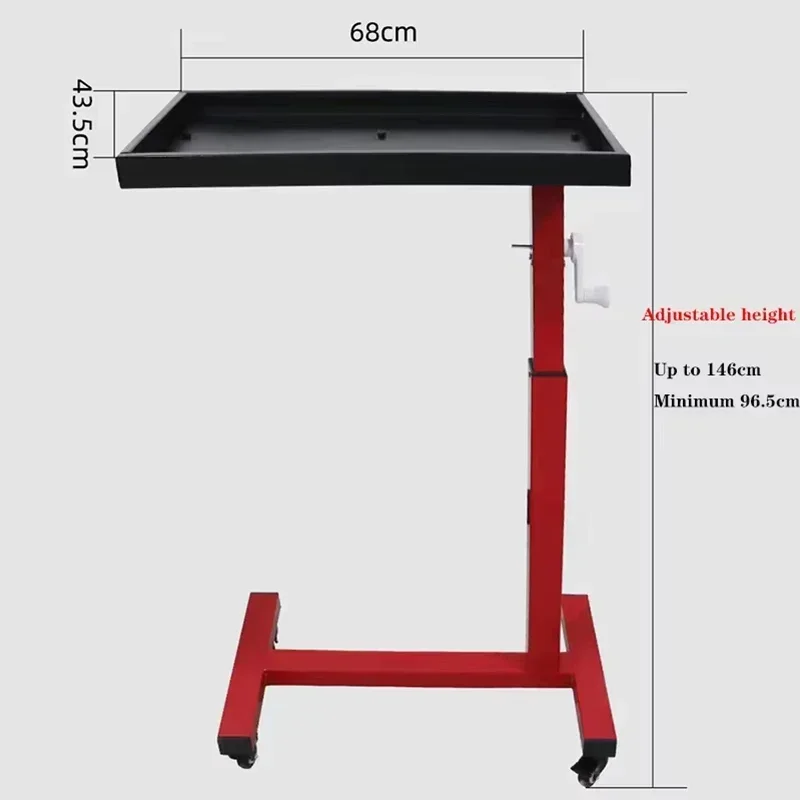 Car Maintenance Workbench Cart Tool Trolley With Wheels Toolbox Tray Storage Organizer Holder Garage Workbench Racks Accessories