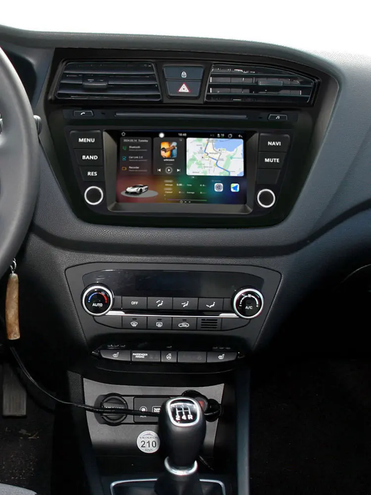 UIS7870 Android 13 12G+256G Car GPS Navigation Stereo Player For Hyundai i20 2014-2018 360 Panoramic Camera WiFi CarPlay Radio