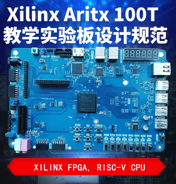 

Artix-A7: Artix-7 risc-v/riscv SOPC AI Xilinx The FPGA development board teaching board XC7A100T-2FGG676I