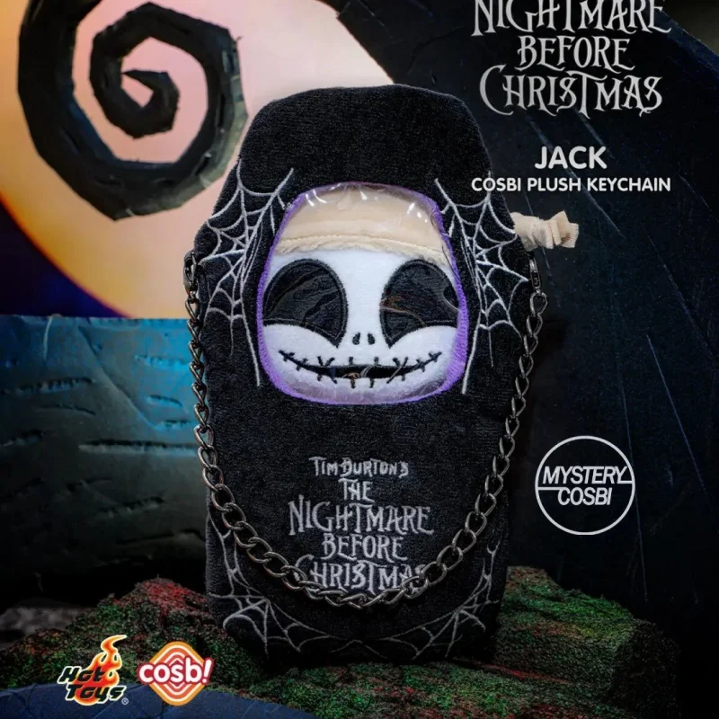 2025 New The Nightmare Before Christmas Mystery Figure Blind Box Cosbi Collection Model Keyring Halloween Ghost Theme Gifts