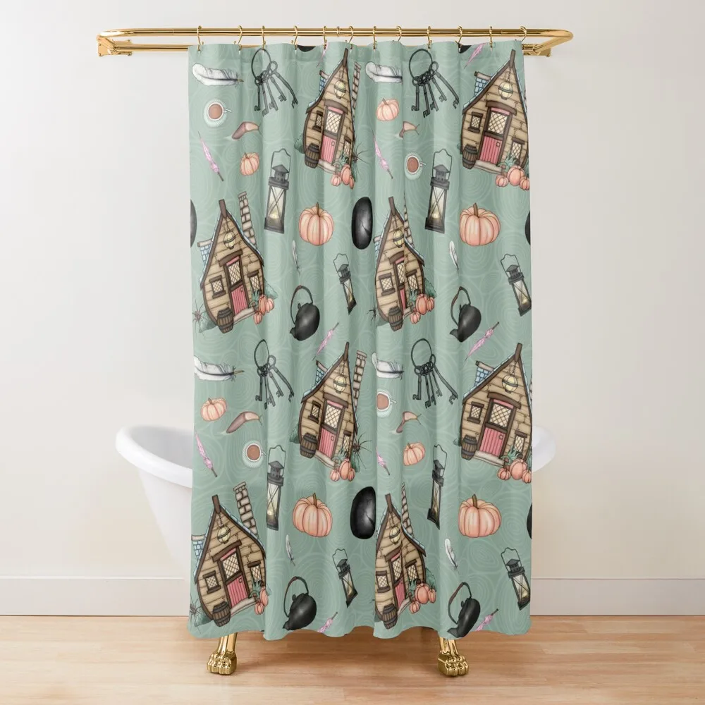 

Rubeus' Cottage Shower Curtain Elegant Bathroom Anime Shower Bathroom Accessories Shower For Bathroom Set Curtain