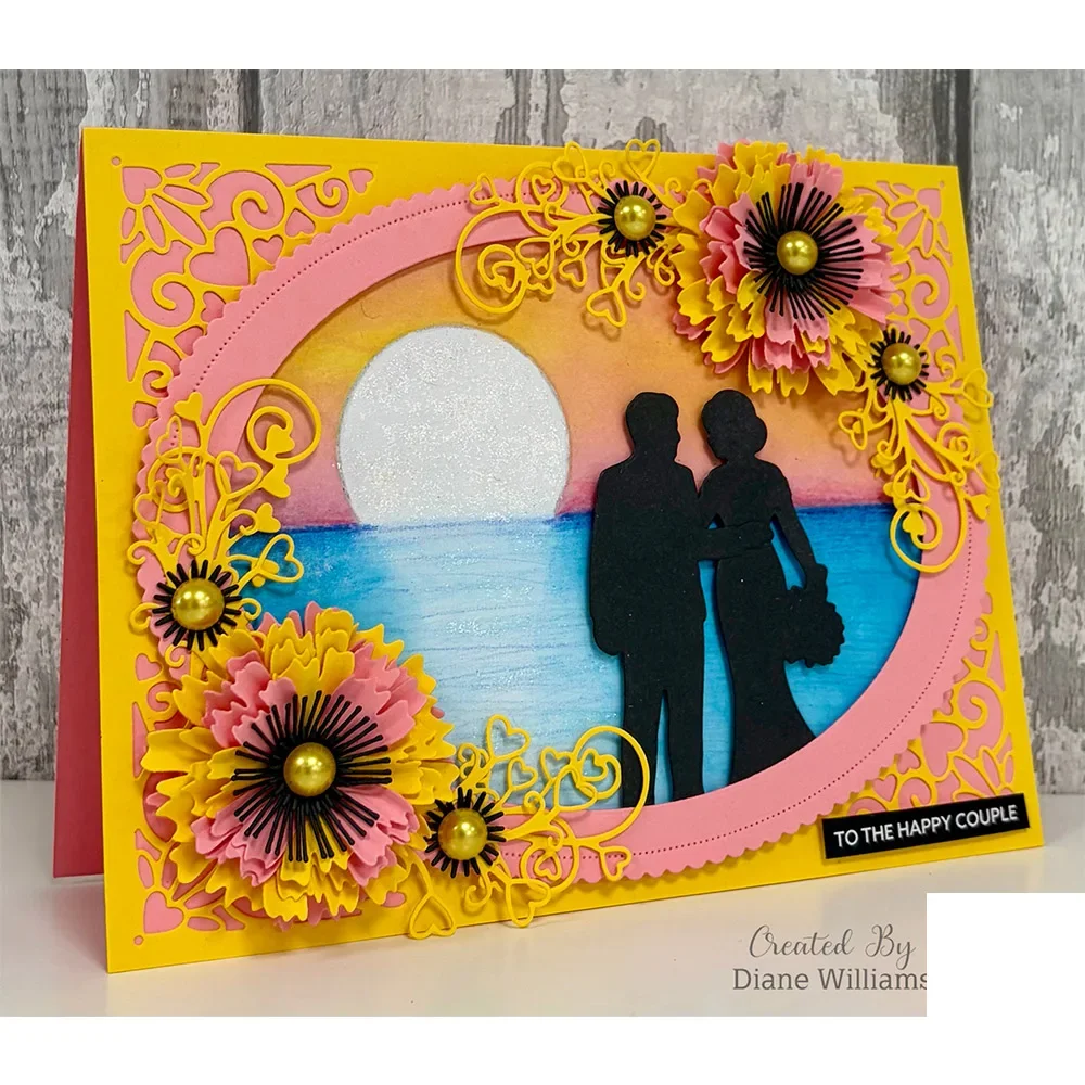Congratulations on Your Engagement 2026 New Cutting Dies Stamps Scrapbook Diary Embossing Template DIY Greeting Card Handmade