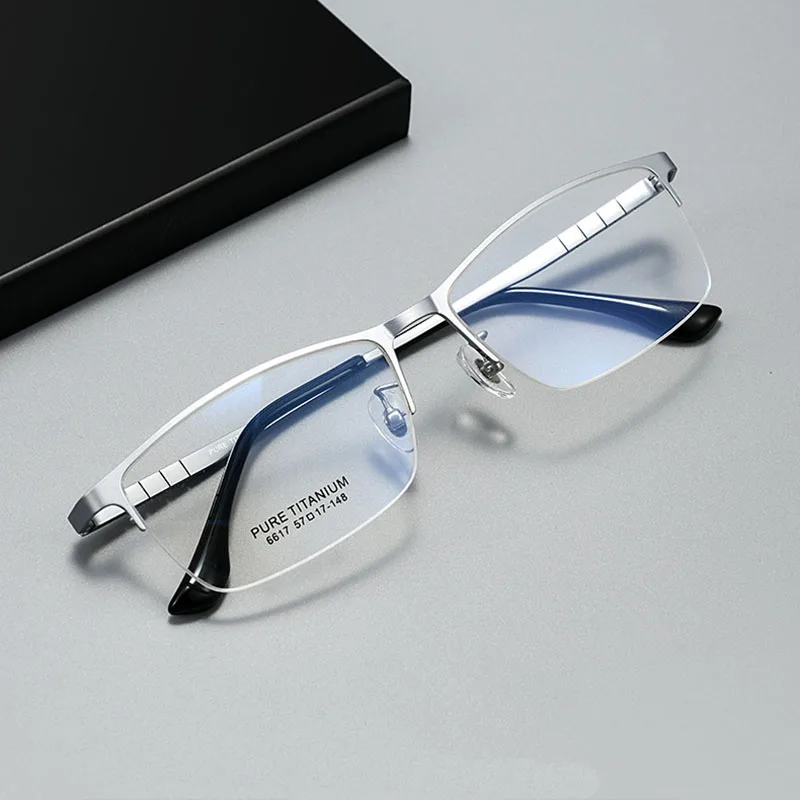 

Оправы для очков из чистого титана с IP-покрытием Супергибкие небьющиеся оправы для очков