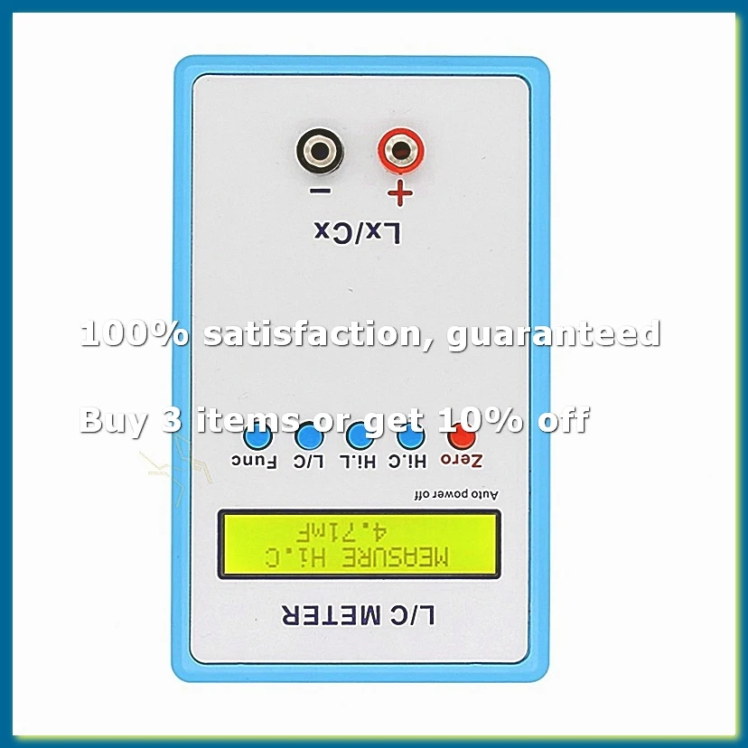 LC-200A Handheld Inductor&Capacitor Digital LCD Capacitance Inductance Meter LC Meter 1PF-100MF 1UH-100H-DTB3