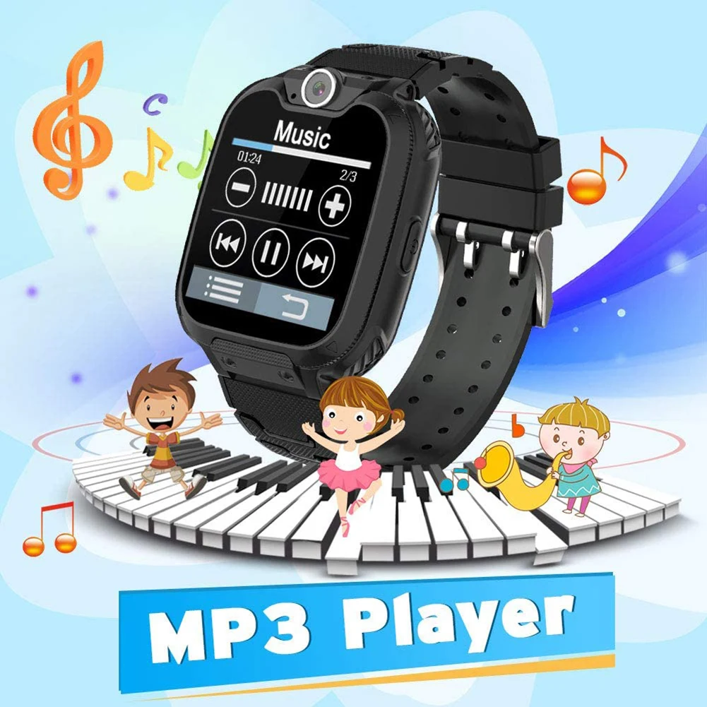 

Kids Music Smart Watch Kids Music Watch Kids Smart Watch Listen Music Play Games Make Calls Selfie Recorder with 400mAh Battery