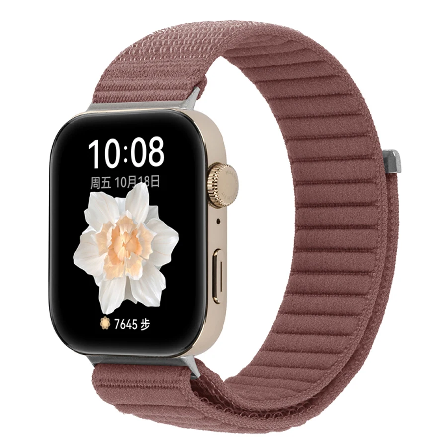 Nylon Loopband voor Huawei Watch Fit 3 4 5/4 5 Pro Gevlochten Comfortabele Ademend Sportband voor Huawei Watch Fit 4 5 Pro