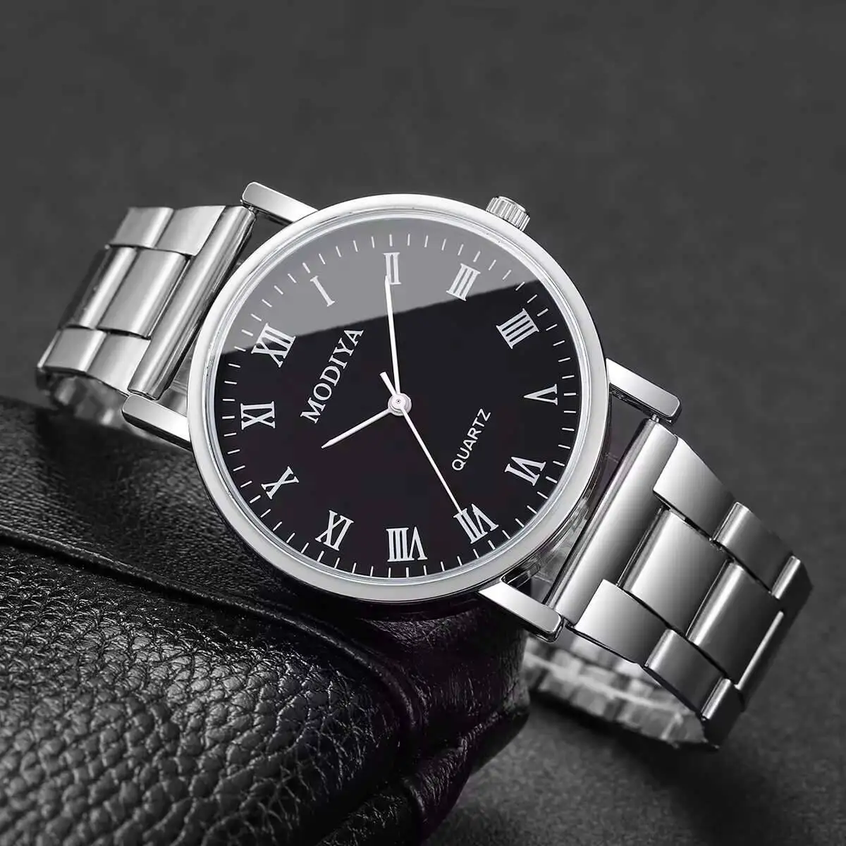 Fashion Roma Dial Men Quartz Watches Casual Analog Business Wristwatch For Mens Clock Reloj Hombre（Without Box）
