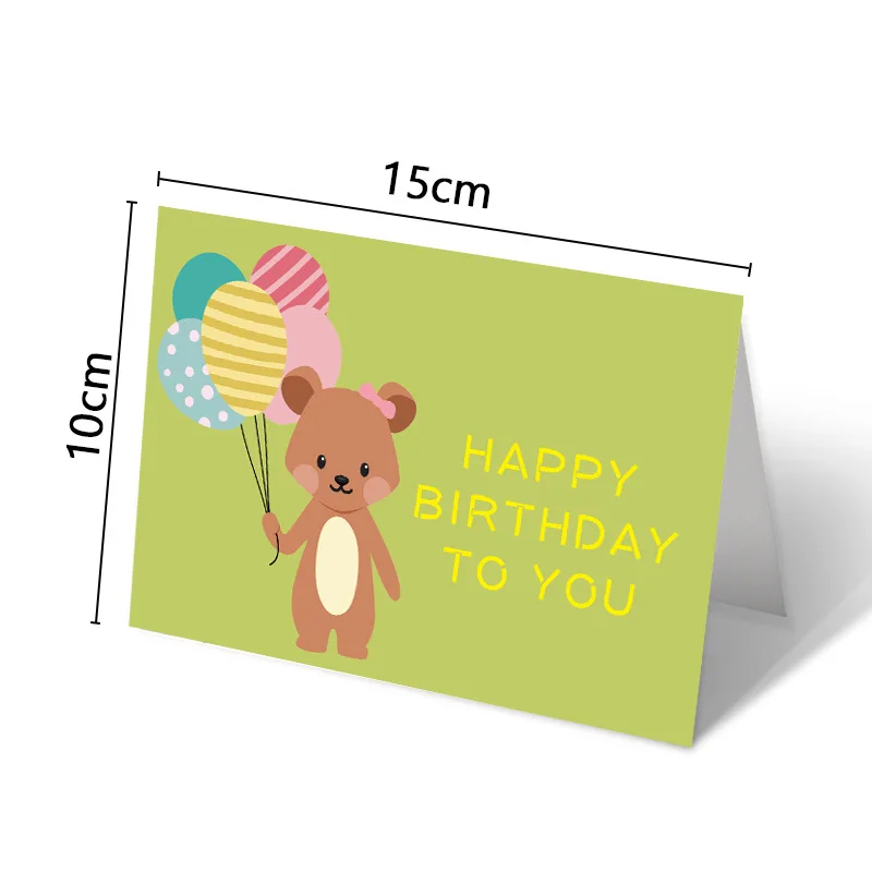 24-teiliges Geburtstagskarten-Set mit Umschlagaufklebern, handgeschriebene Segenskarten, alles Gute zum Geburtstag, Heißprägung, alles Gute zum Geburtstagskarten – Detail 3