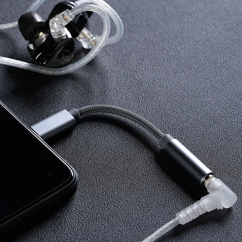 KZ AM01 Type-C Audio Adapter for 3.5mm 32-bit/384 kHz Hi-Fi DAC + Amplifier IC Dual-chip Headphone Audio Cable Headset Amplifier
