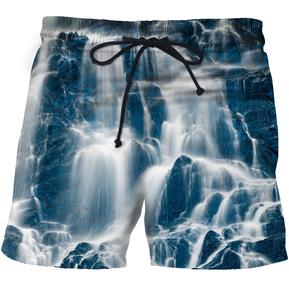 New 3D Printing  Blue Flame  Fashion Men Women Tracksuits  Hip Hop Shorts Plus Size S-7XL Four Seasons Casual Quick-drying HOT