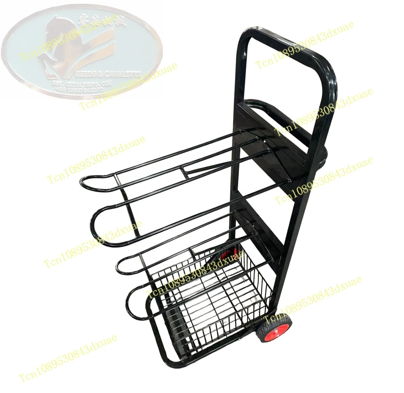 Square Tube Horse Saddle Rack Trolley Design for Convenient Horse House Management