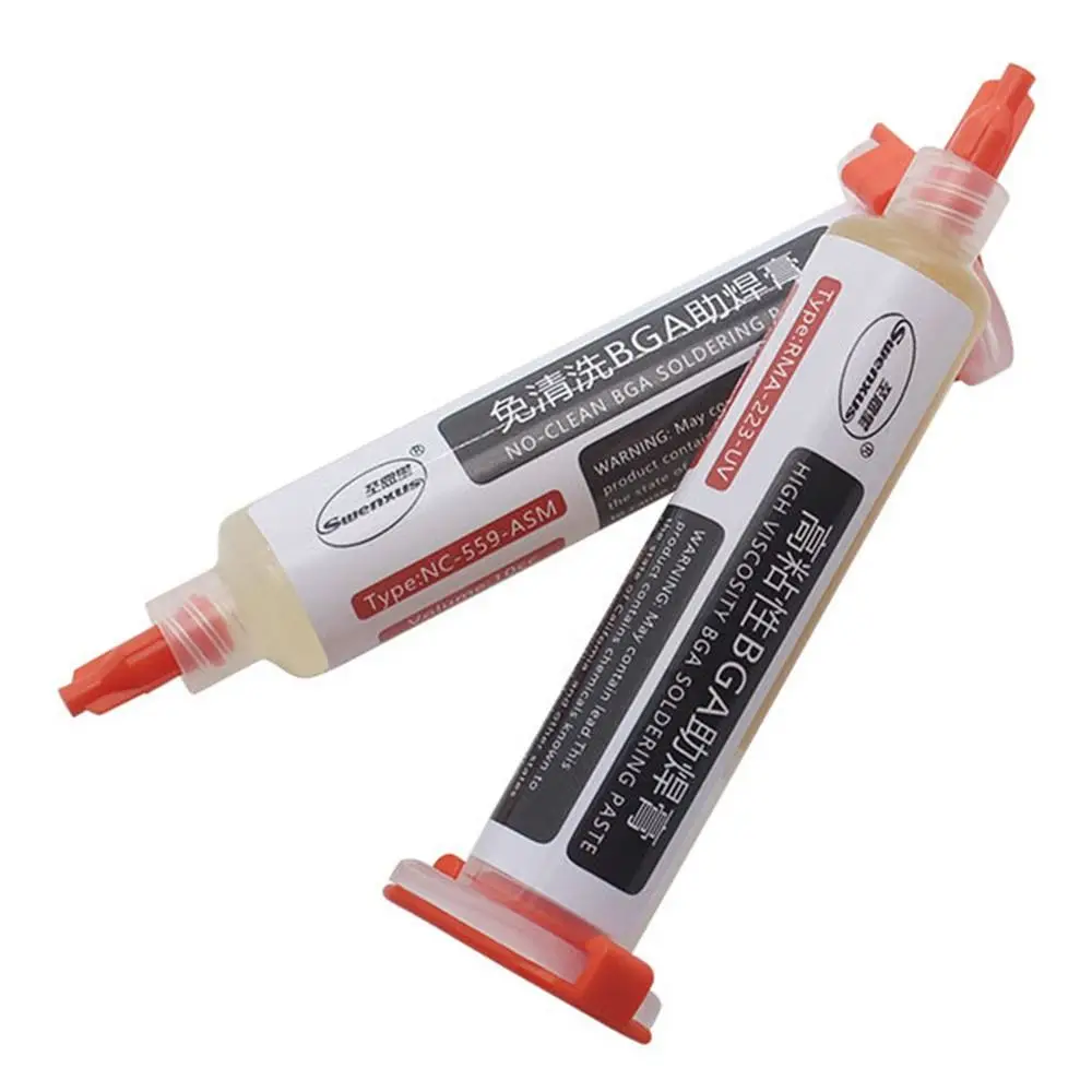 Advanced Formula 10cc Capacity Welding Flux No-Clean Type Oil Based BGA Flux PCB Flux Circuit Board Soldering
