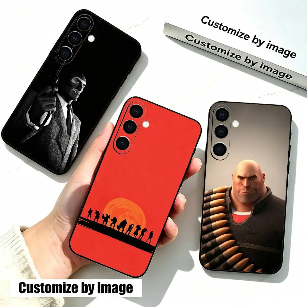 Game Team F-Fortresss 2  Phone Case Black Silicone Soft For Samsung Galaxy A73,A72,A71,A70,A53,A52,A51