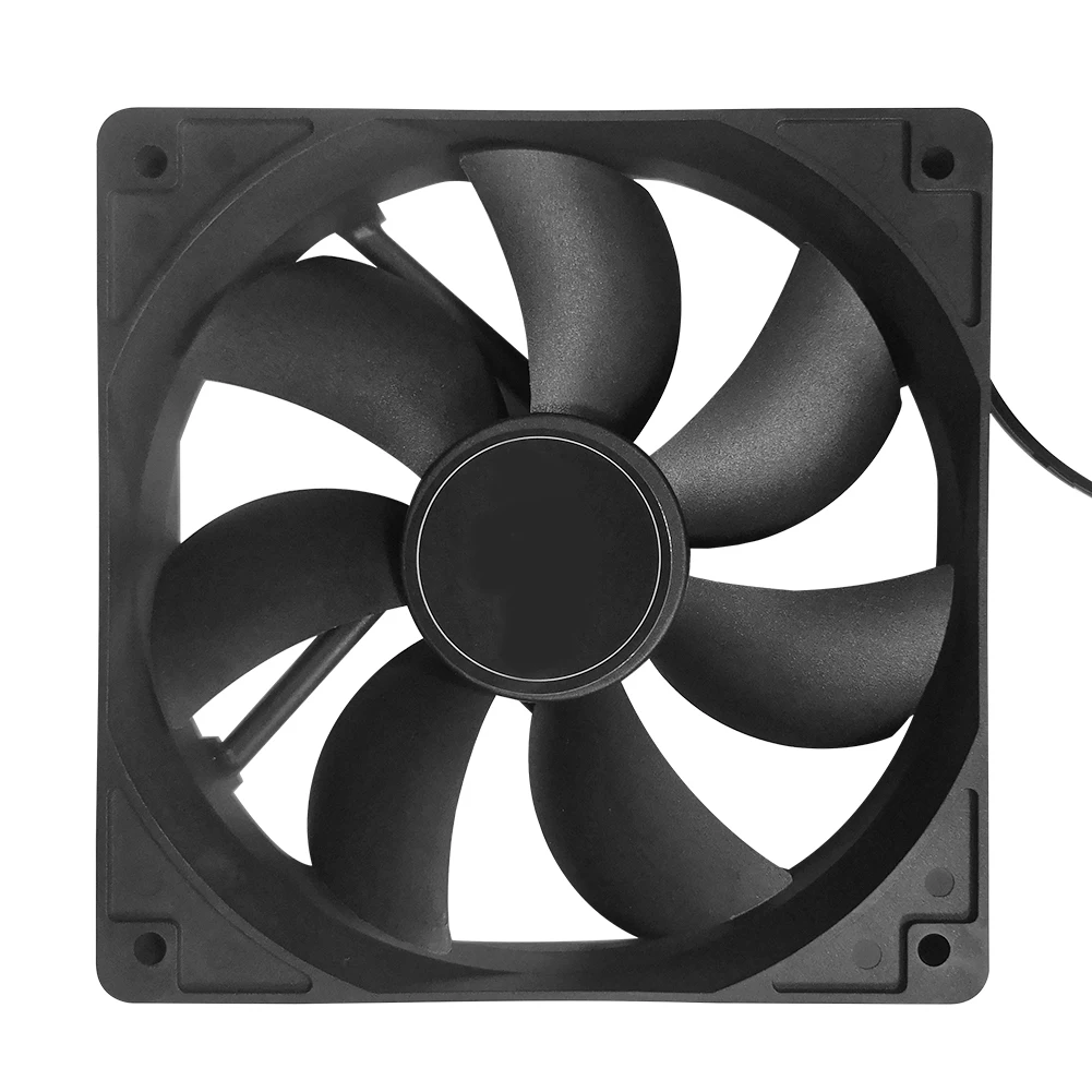 120mm refroidisseur de processeur silencieux refroidissement silencieux 4 broches PC boîtier d'ordinateur ventilateur de refroidissement 12V silencieux CPU radiateur dissipateur thermique