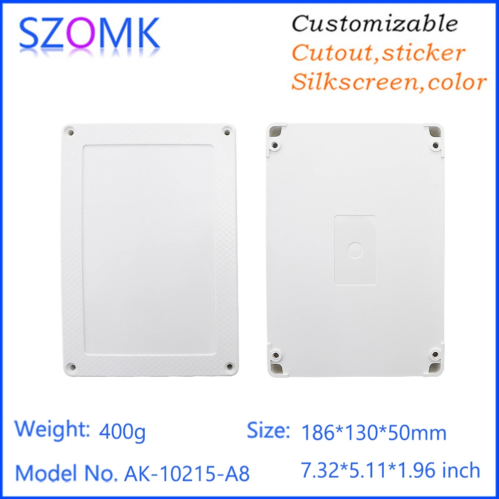 Szomk Plastic Enclosures Outdoor Waterproof Ip68 Pulse Timer Controller Electric Abs Project Case Plastic Box For Dust Collector