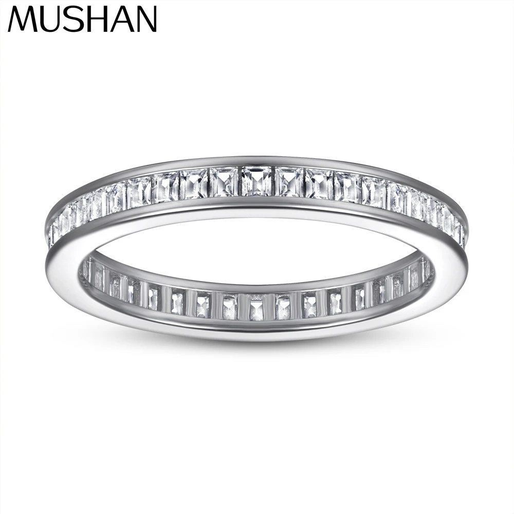 

Ювелирные изделия MuShan: Обручальное кольцо из стерлингового серебра 925 пробы с высокоуглеродистым бриллиантом, элитные свадебные украшения, женские кольца, изысканные ювелирные изделия