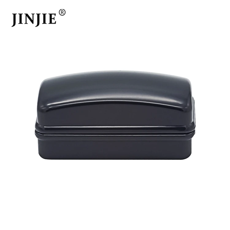 New Simple Chinese Factory Cheap Plastic Black Cuff Links Packing Box  Gift Boxes for Jewelry Cufflinks Earring