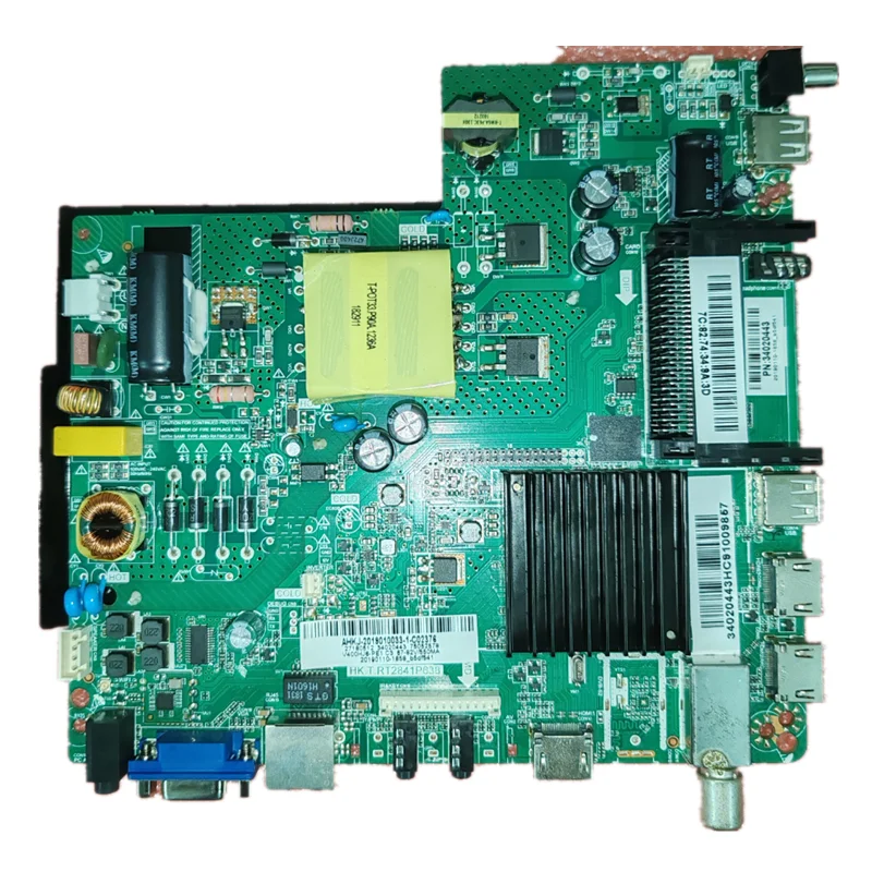 HK.T.RT2841P638 Three in one TV motherboard, tested well, physical photo for V400HJ6-PE1 67--82V  550ma