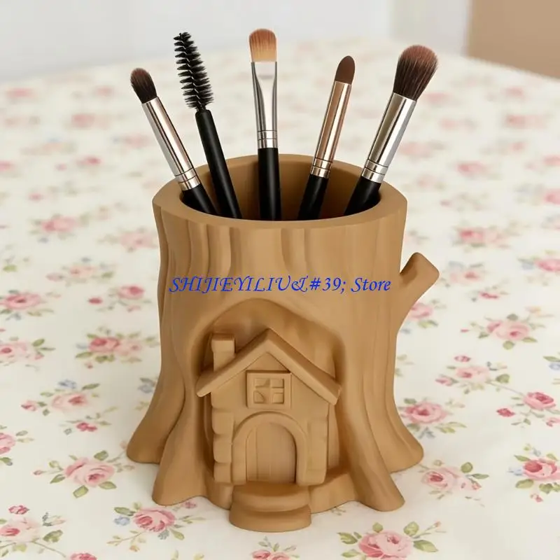 E21F Artistic Silicone Cabin Mould For DIY Jewelry Box And Home Decoration