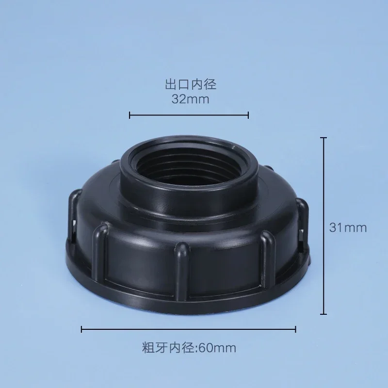 Conectores de água de jardim premium para totes IBC - Rosca fêmea NPT de 4 polegadas, 6 polegadas, 1 polegada, adaptador de rosca grossa S60 X 6